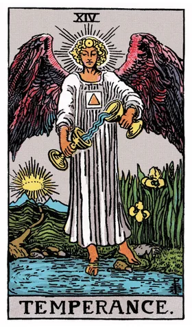 Temperance Tarot card