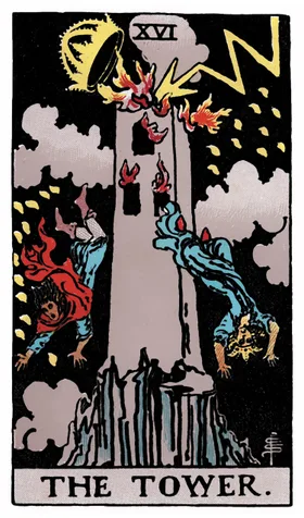 The Tower Tarot card