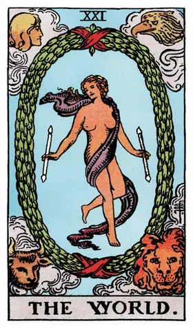 The World Tarot card