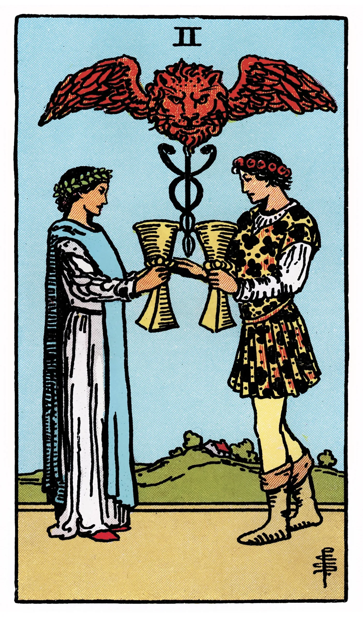 Two of Cups Tarot card
