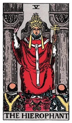 The Hierophant Tarot card