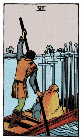 Six of Swords Tarot card