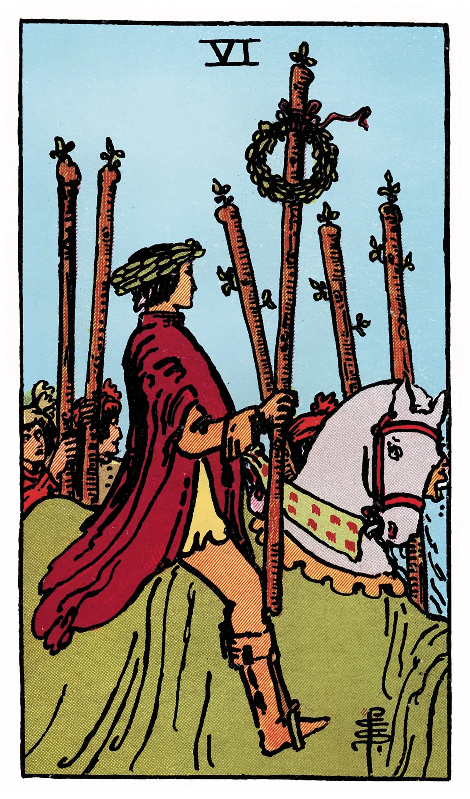 Six of Wands Tarot card