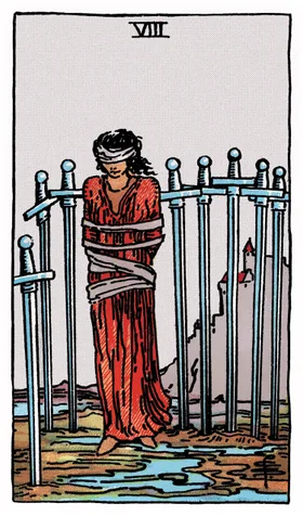 Eight of Swords Tarot card