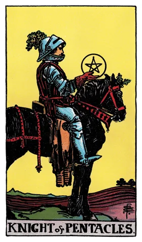 Knight of Pentacles Tarot card