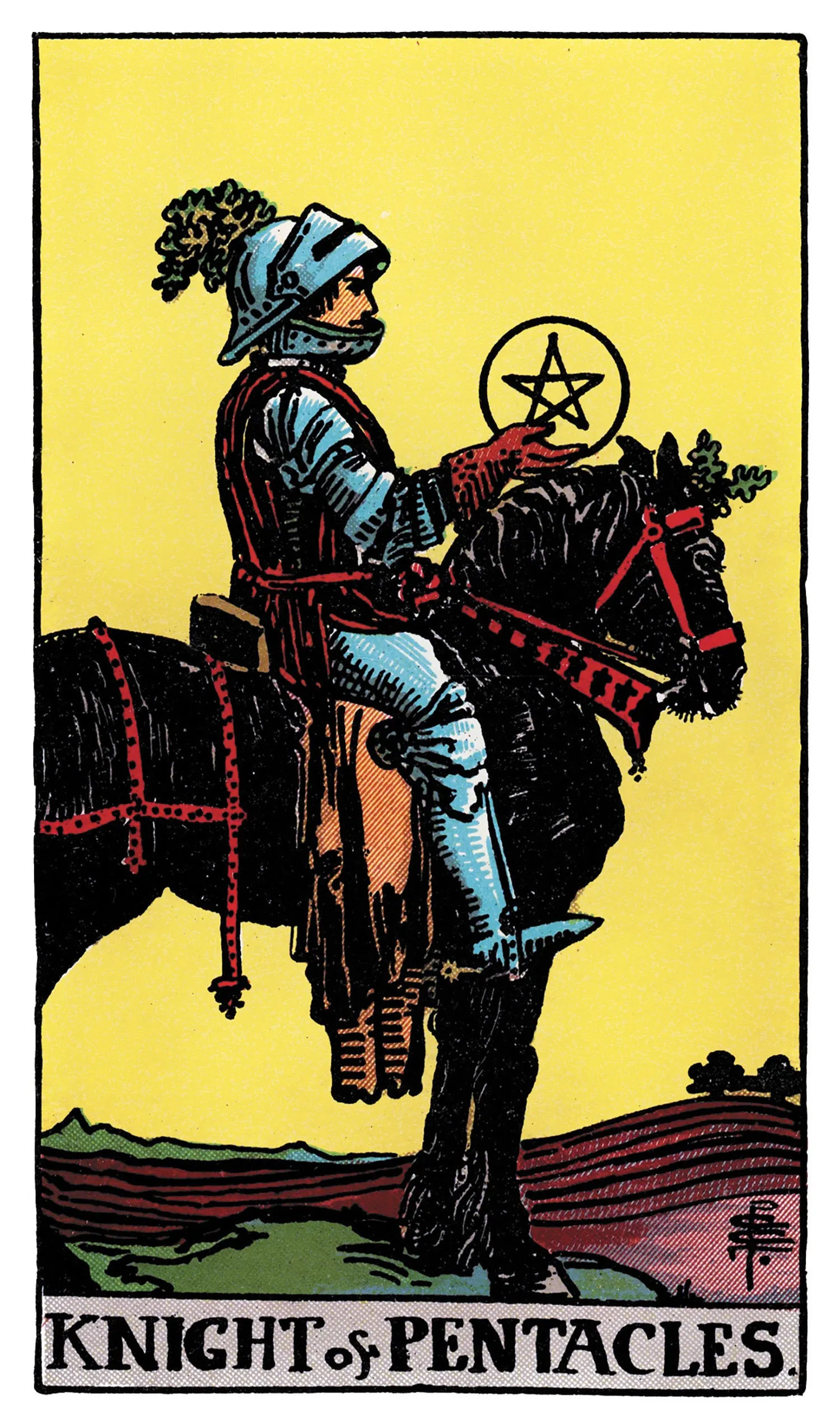 Knight of Pentacles Tarot card