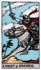 Knight of Swords — reversed