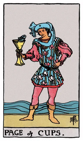 Page of Cups Tarot card