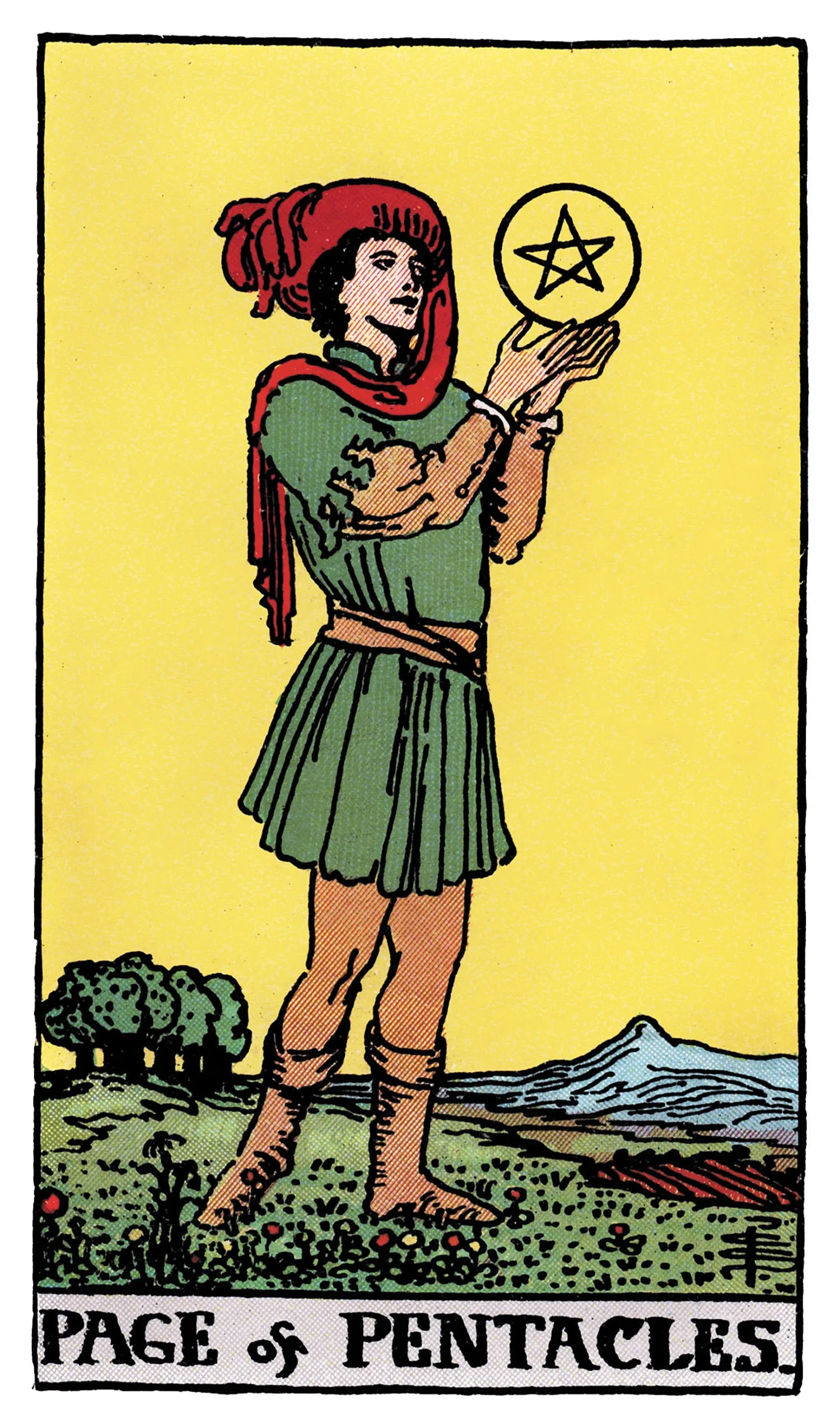 Page of Pentacles Tarot card