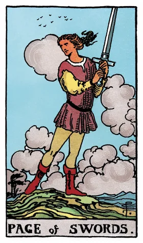 Page of Swords Tarot card