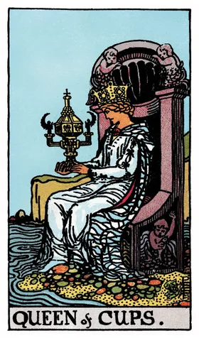 Queen of Cups Tarot card
