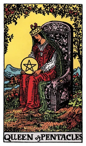 Queen of Pentacles Tarot card