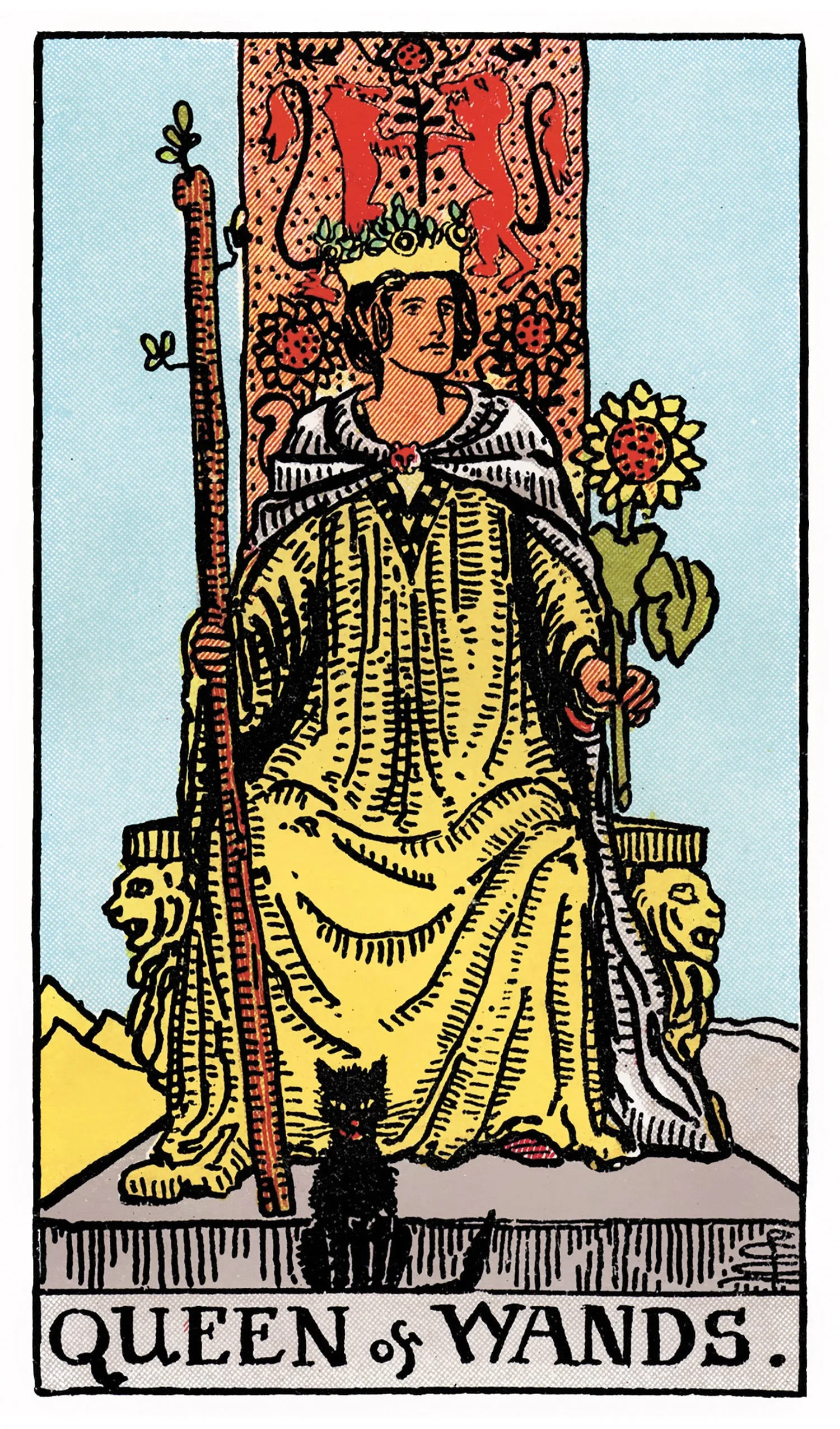 Queen of Wands Tarot card